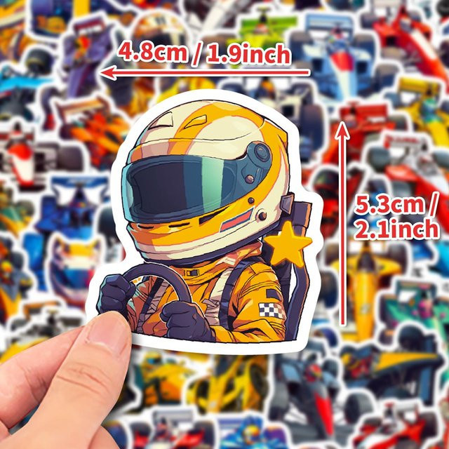 50-teiliges Set Car Beautiful Stickers Cartoon Graffiti Aufkleber Multicolour - Bild 1