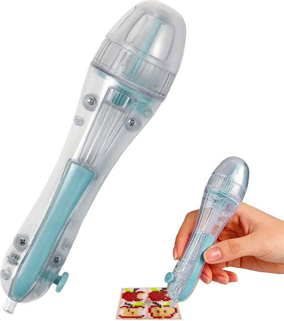 Automatischer Perlen-Spender Stift von Binchi Outdoor Product für Schmuckherstellung und DIY Kunsthandwerk, 2,6 mm, Blau - Bild 1