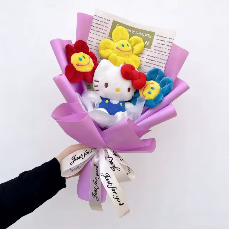surof Hello Kitty Plüschpuppen, kleiner Anhänger, bunt - Bild 3