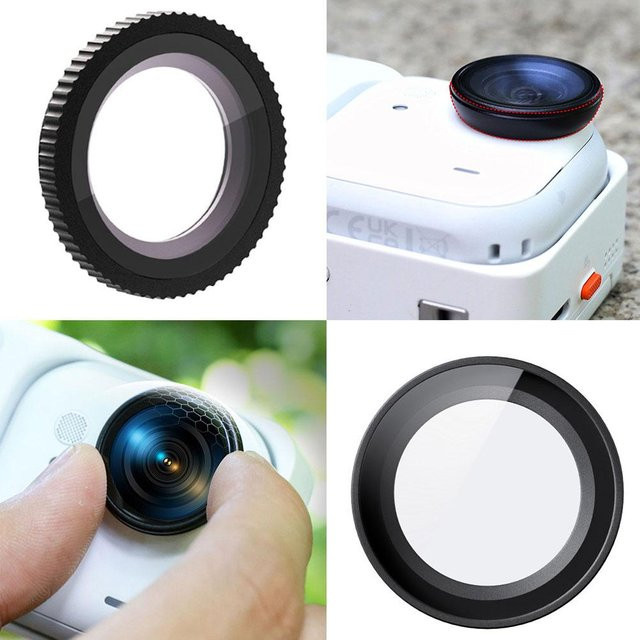 Insta360 GO Ultra Objektivschutz aus Aluminiumlegierung in Schwarz mit Anti-Fingerabdruck-Beschichtung - Bild 1