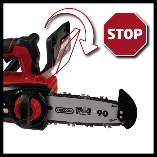 Einhell Professional FORTEXXA 18/20 TH Akku-Kettensäge 18V in Rot/Schwarz mit 20 cm Schwertlänge - Bild 3