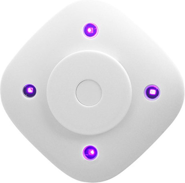 Hairwigy Tragbare Mini UVC Toilettensterilisationslampe mit Aroma Tablet, Weiß, 2er-Set - Bild 1