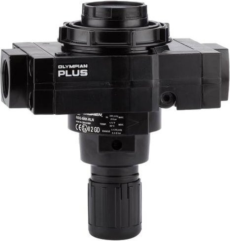 IMI Norgren Druckregler R68G-6GK-RLN G 3/4 in Schwarz - Bild 1