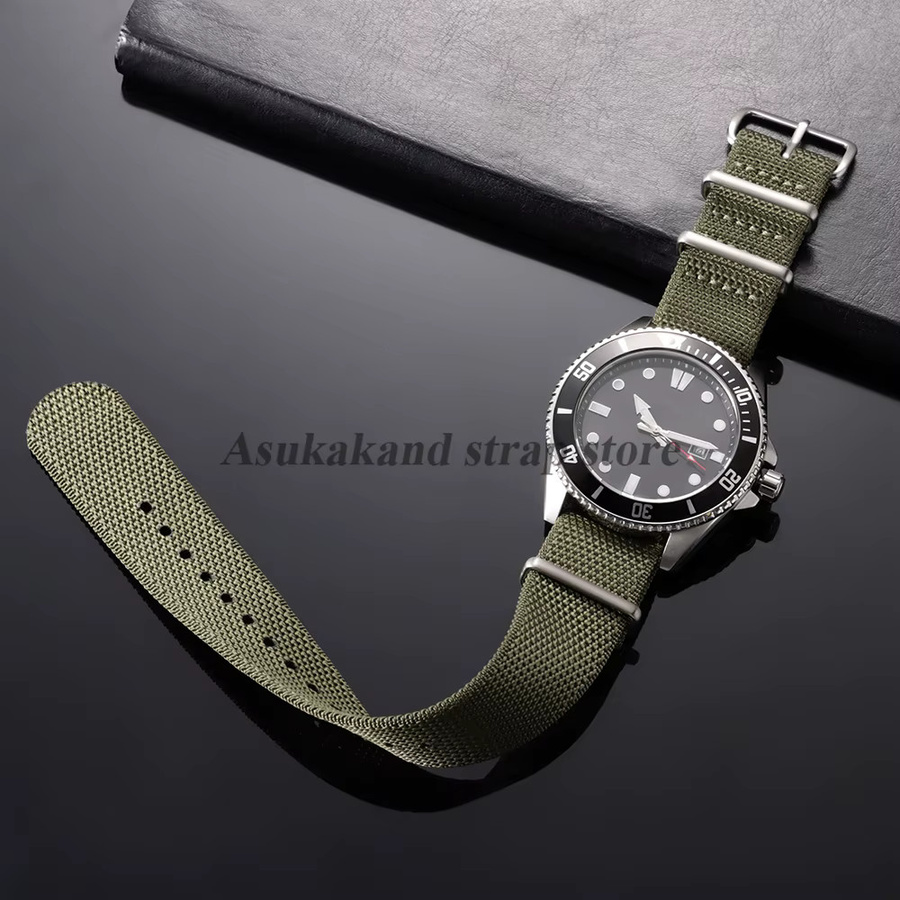 asukaband Uhrenarmband Nylon, 20mm, 22mm, Unisex - Bild 2