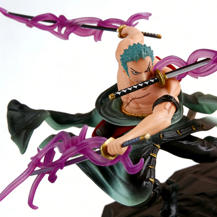 Bandai One Piece Roronoa Zoro Actionfigur, Kunststoff, Mehrfarbig - Bild 3