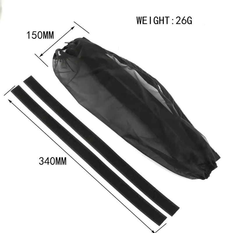 TRAXXAS Chassis Staub Wasserdicht Net Abdeckung Nylon Schwarz 1/8 - Bild 2