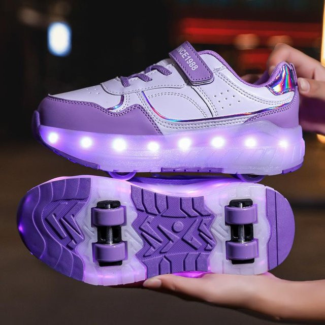 Kinder Rollschuhe, mit abnehmbaren Rädern - Bild 1