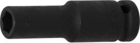BGS Kraft-Steckschlüssel-Einsatz Sechskant tief 7211, Antrieb 12,5 mm (1/2 Zoll), Schlüsselweite 11 mm, schwarz - Bild 1