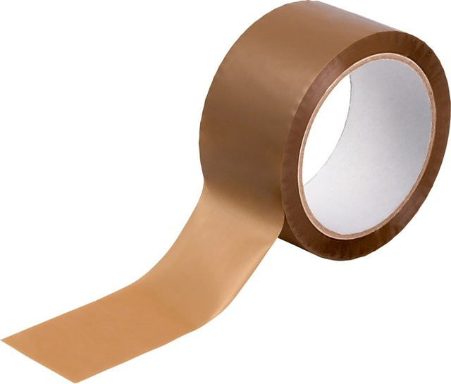 LUX-TOOLS Packband Braun 50 mm Breite x 66 m Länge - Bild 1