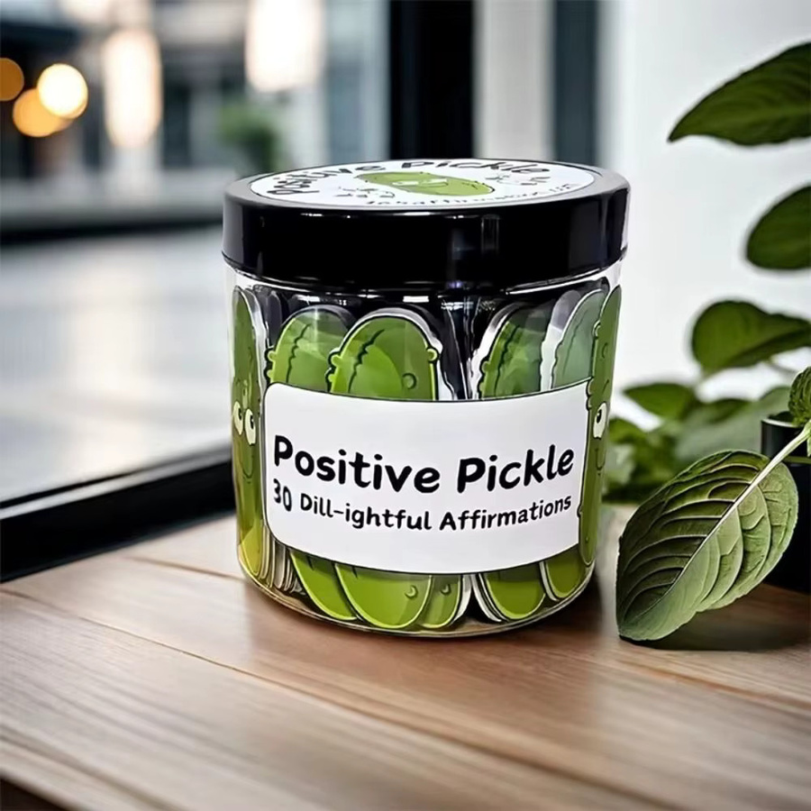 Pickle/Potato Emotionale Unterstützungskarten mit Glas, 30 Blatt, Mehrfarbig - Bild 2