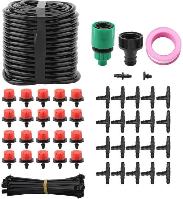 CosyHome Micro Drip Bewässerungssystem Kit, 20 m, Schwarz - Bild 1