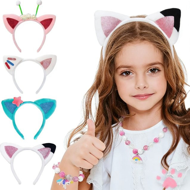 Bandai Gabbys Puppenhaus Stirnbänder, Zubehör, Mädchen, Rosa / Pink - Bild 1
