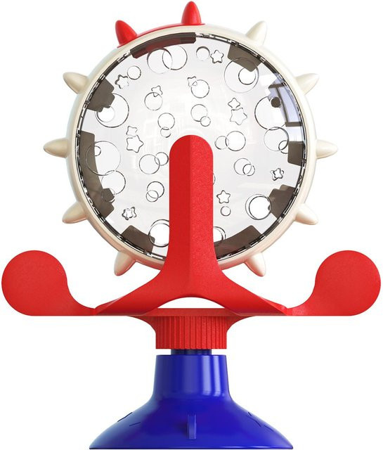 Kätzchen Welpe Langsamer Futterspender Spielzeug, mit Glocke und Riesenrad - Bild 1