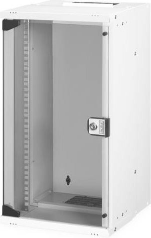 Digitus DN-49104 Wandgehäuse 10 Zoll 12 HE Grau (RAL 7035) aus Metall - Bild 1