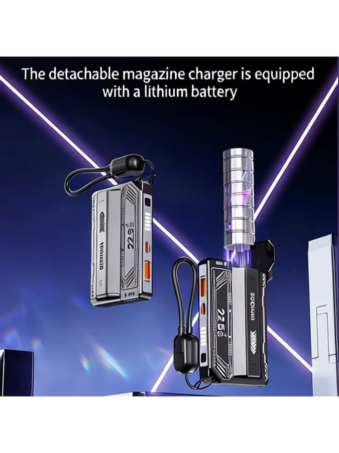 XIKCU Tragbare Powerbank mit 5000 mAh Kapazität und 22,5W Schnellladefunktion inklusive Kabel - Bild 7