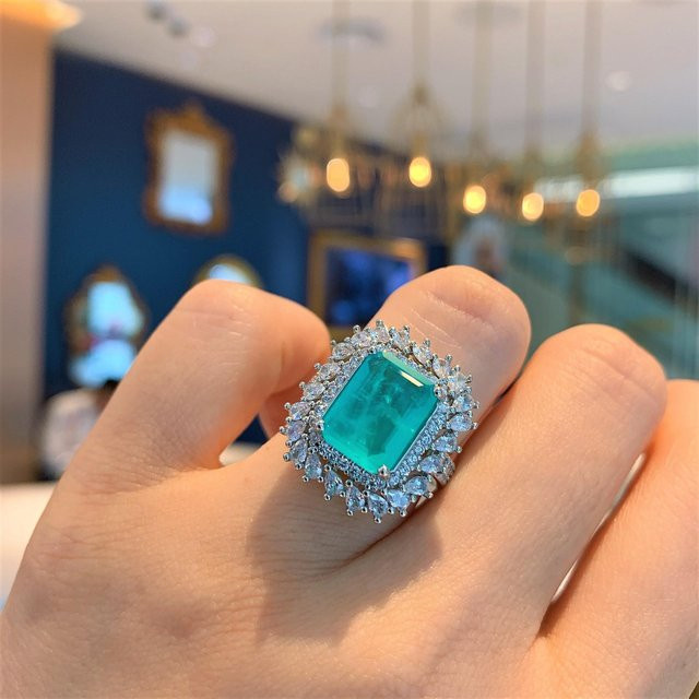 Retro-Ring, braun, Damen, verstellbar - Bild 1