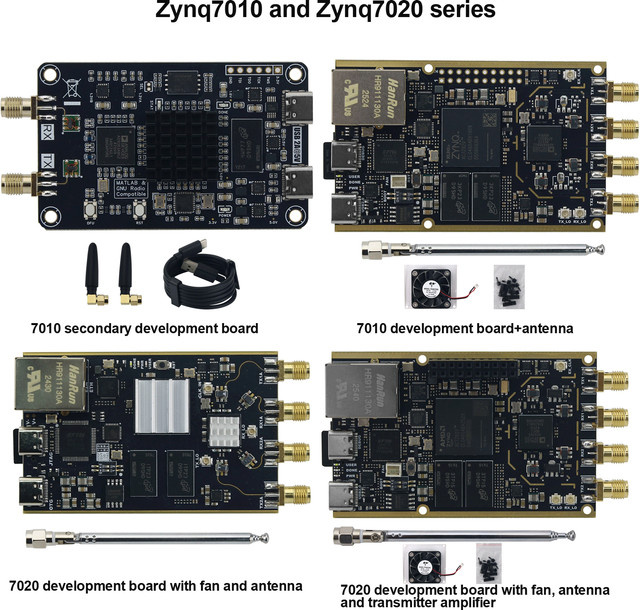 HamGeek SDR Software Defined Radio Development Board Zynq7010+AD9363 für Pluto SDR und MATLAB in Schwarz - Bild 1