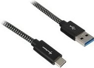 Sharkoon USB-A auf USB-C Kabel USB 3.2 Gen 2 in Schwarz und Grau - Bild 1
