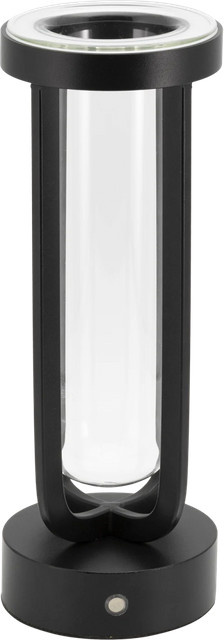 Securit Kabellose LED-Tischleuchte Florence in Vasenform, Schwarz, B/T/H: 9,5 x 9,5 x 25,5 cm - Bild 1