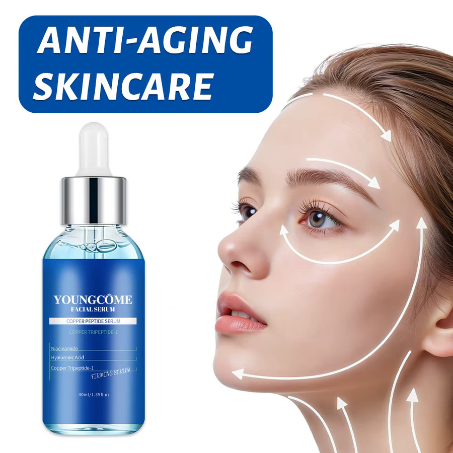 YOUNGCOME Kupferpeptid-Serum mit Hyaluronsäure, Gesichtsserum, Unisex - Bild 5