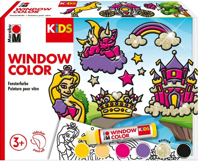 Marabu KiDS Window Color Set Prinzessin ab 3 Jahren - Bild 1