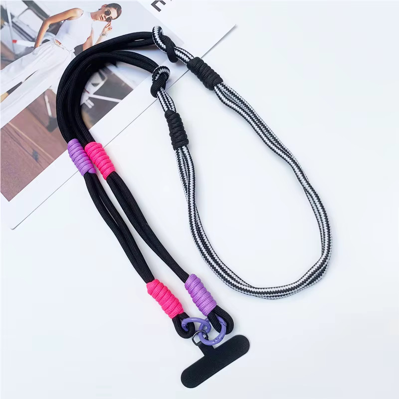 DOLANBIA 3in1 Handy Lanyard im Koreanischen Stil als Crossbody, Neck und Wrist Strap, verstellbar, Multicolour - Bild 4