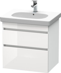 Duravit Waschtischunterschrank DuraStyle in Weiß Hochglanz, wandhängend, B/T: 60 x 45,3 cm - Bild 1