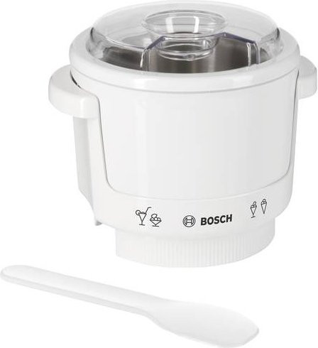 Bosch Eisbereiter MUZ4EB1 Eismaschine für Küchenmaschinen in Weiß/Transparent - Bild 1