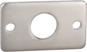 Riegler Flanschbefestigung FA Rundzylinder MI/MSI in Silber für Kolben-Durchmesser 8-10 mm - Bild 1