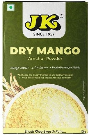 JK Masale Amchur Trockenes Mangopulver gemahlen 100 g - Bild 1