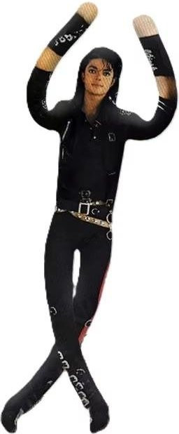 Yiran toy Michael Jackson Cosplay Requisitenpuppe, Plüsch, ab 14 Jahre - Bild 1
