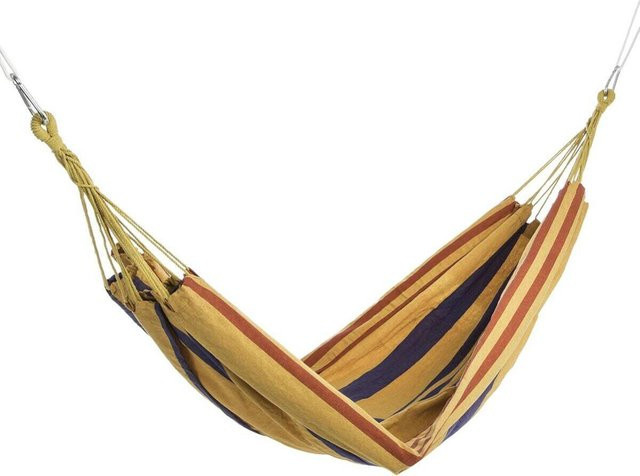 Ultranatura Hängematte aus Polyester in mehrfarbig gestreiftem Boho-Design für Garten, Balkon und Terrasse - Bild 1