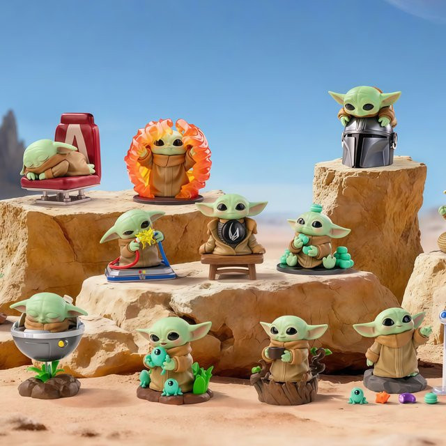 Pop Mart Star Wars The Mandalorian Grogu, Blind Box Figurensammlung - Bild 1