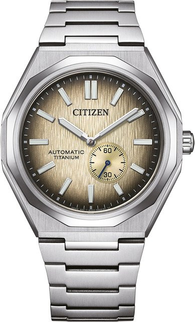 Citizen Armbanduhr Automatik, Titanium, 40 mm, Herren, Braun - Bild 1