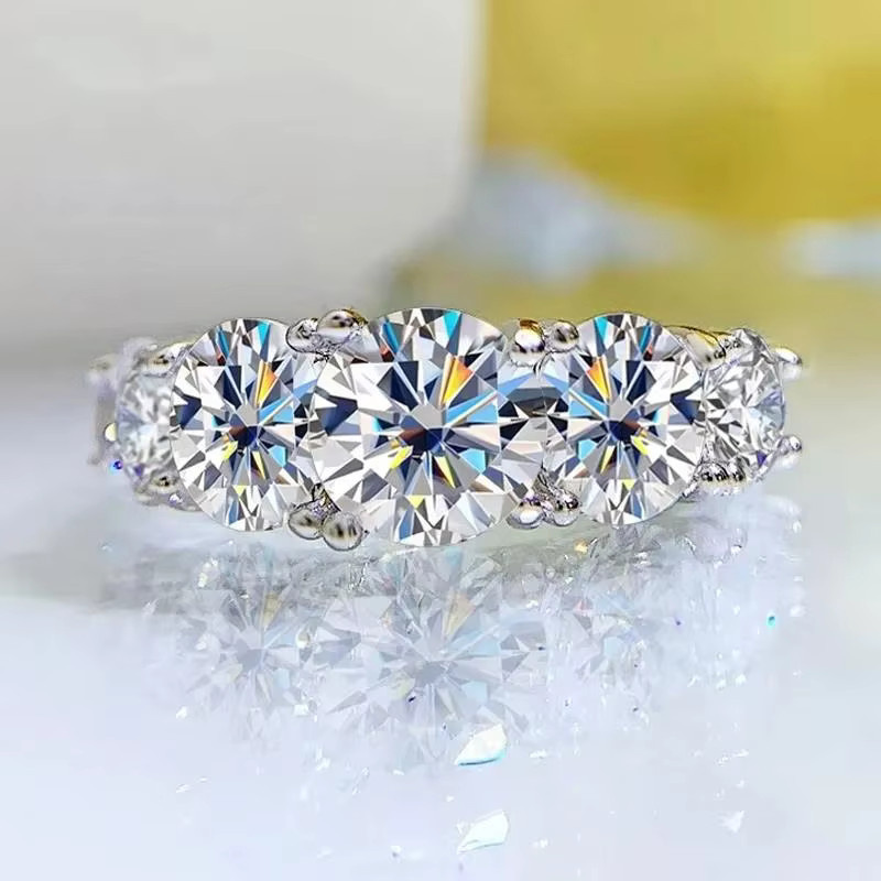 Joyce Kelly Moissanit-Ring, 925 Silber, Damen - Bild 1