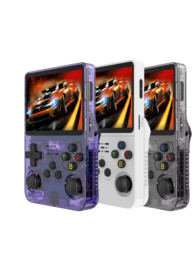 BOYHOM ARKOS 2.0 R36S Retro-Handspielkonsole mit 3,5 Zoll IPS Display in Weiß - Bild 7