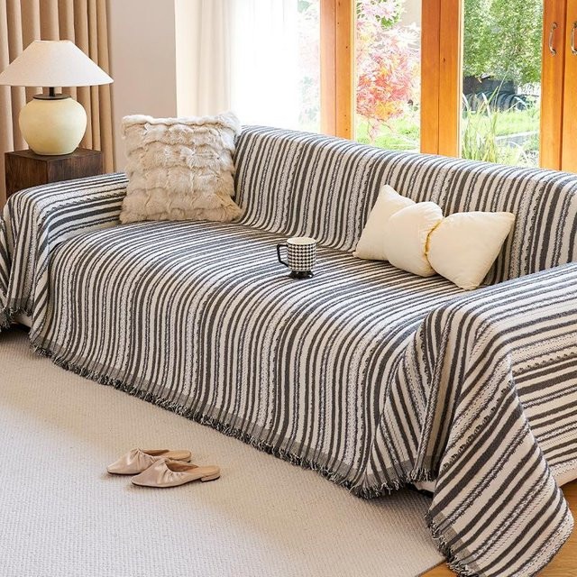 Yiran Furniture Chenille Sofa Schutzhülle für 1-4 Sitzer, kratzfest und weich, B/T: 180 x 130 cm - Bild 1
