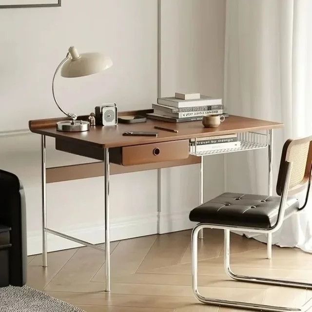 Cavandon Nordic Schreibtisch aus Holz für Schlafzimmer und Büro B: 100 cm, T: 59 cm, H: 78 cm - Bild 1