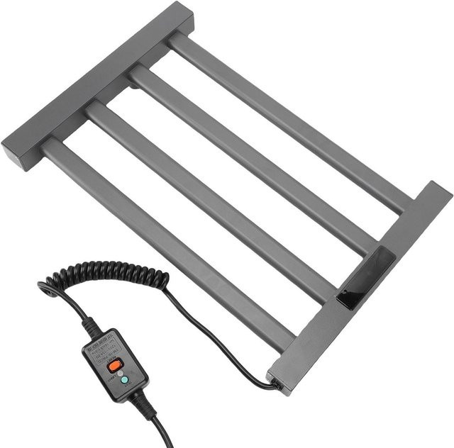 Aimo Handtuchwärmergestell Wandmontiert mit intelligenter Touch-Steuerung aus Aluminium, Grau, B/H: 45 x 35 cm - Bild 1