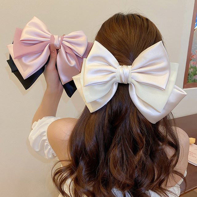 K-HOME Haarspangen, Rosa, Satin, Damen - Bild 1