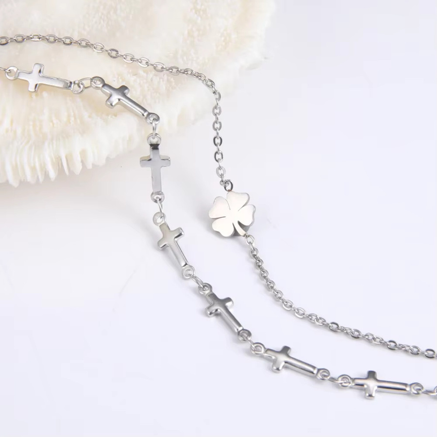 Skyrim Fußkette, Silberfarbe, Edelstahl, Unisex - Bild 1