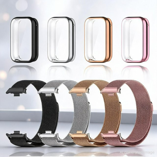 eelhoe Uhrenarmband Milanese, Edelstahl, Silber, Unisex - Bild 1