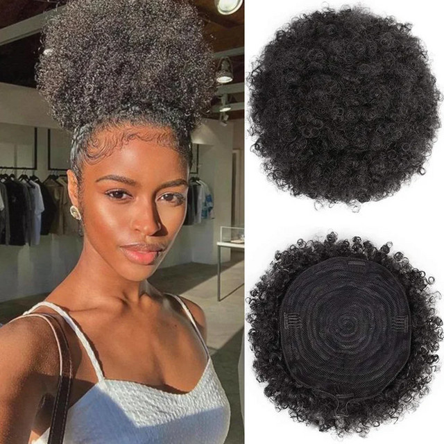 Dula A Hair Mongolian Afro Kinky Curly Pferdeschwanz, Damen - Bild 1