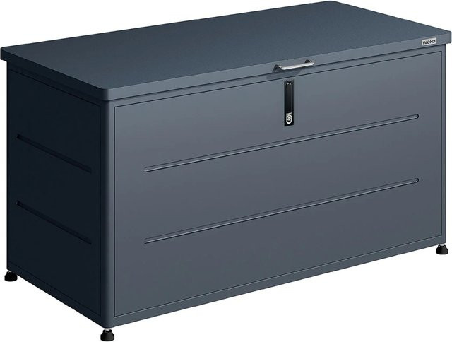 Weka Metall-Terrassenbox Gary 406 in Anthrazit, B: 135 cm, T: 66 cm, H: 74,5 cm - Bild 1