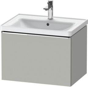Duravit Waschtischunterschrank D-Neo, Wandhängend, Grau Matt, B/T/H: 63,4 x 45,2 x 44,0 cm - Bild 1