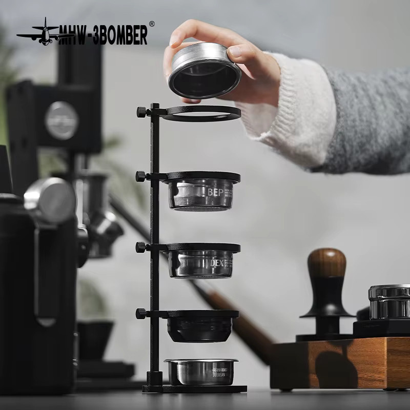MHW-3BOMBER Magnetischer Espresso Zubehör Organizer aus Metall in Schwarz - Bild 4