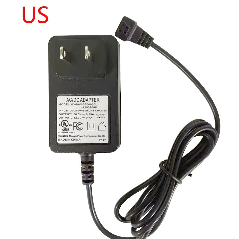 DITONG MX60W Netzteil in Schwarz für HY300Pro+ Projektor, 36V/0,95A & 12V/1A - Bild 3
