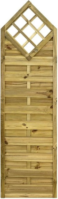 GartenLand Dichtzaun VARIO Gerade mit Rankgitter aus Kiefernholz in Grün, B/H: 60 x 210 cm, kesseldruckimprägniert - Bild 1