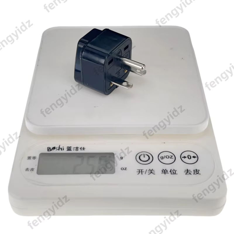 Fengyidz Elektrischer T-Typ Netzstecker NEMA 6-15P 250 V 15 A Universal Reiseadapter für USA, Kanada und Japan, Schwarz - Bild 6