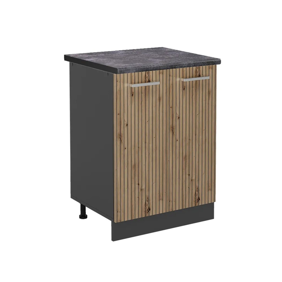 Vicco Küchenunterschrank R-Line Artisan-Eiche/Anthrazit Breite: 60 cm - Bild 2